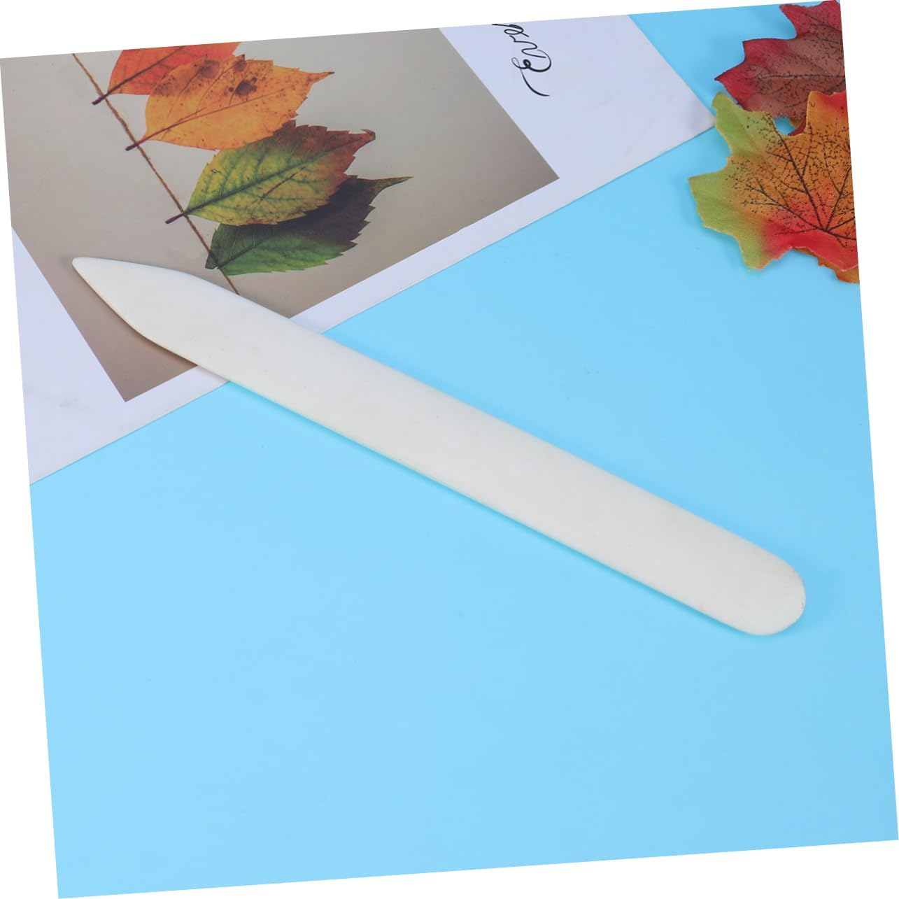 SHINEOFI 3sets Craft Supplies Bone Folder Tool for Accurate Paper Folds Perfect for Paper Crafting Essential Leather Shaping Tool 2pcs*3
