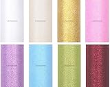 Farbe: 079 Creme e-kurzwaren 15cm/9m Tüll Glitzer Rolle Stoff Brokat Tischläufer Tischband Band Netz Dekoration Hochzeit Tischedeko Tüllband Floristik