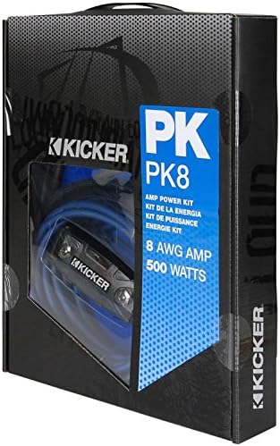 Kicker PK8 8AWG Single Amplifier PowerKit