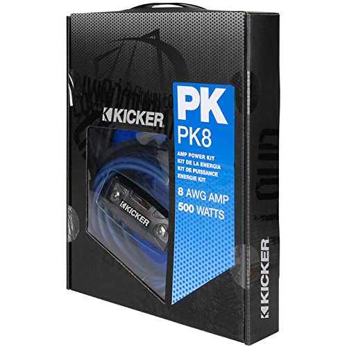 Kicker PK8 8AWG Single Amplifier PowerKit