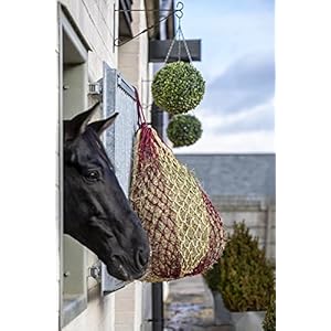 LeMieux Hippo Hay Net Horse Greedy Feeder – Durable Long Lasting Yard Feeding Bag with Small Holes