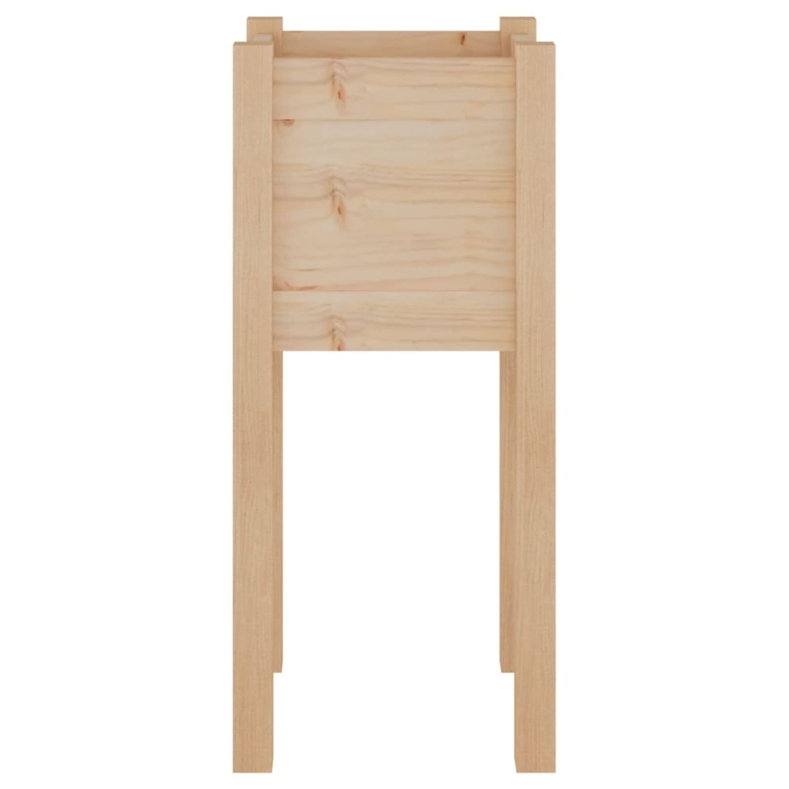 Jardineras 2 uds, Huerto Urbano Terraza, Huerto En Casa, Tierra Huerto Urbano, Huerto Vertical, Mesa De Cultivo, Madera Maciza de Pino 31x31x70 cm
