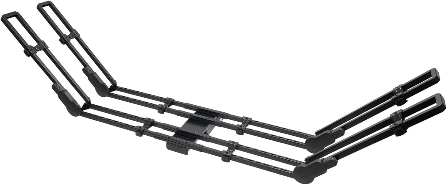 100 Lbs Foldable Tiltable Hitch Mounted Bike Rack for 2 Bikes