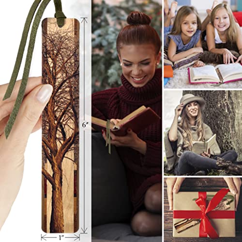 Winter Willow Tree Wooden Bookmark - Also Available With Personalization - Made In Usa #TOP3
