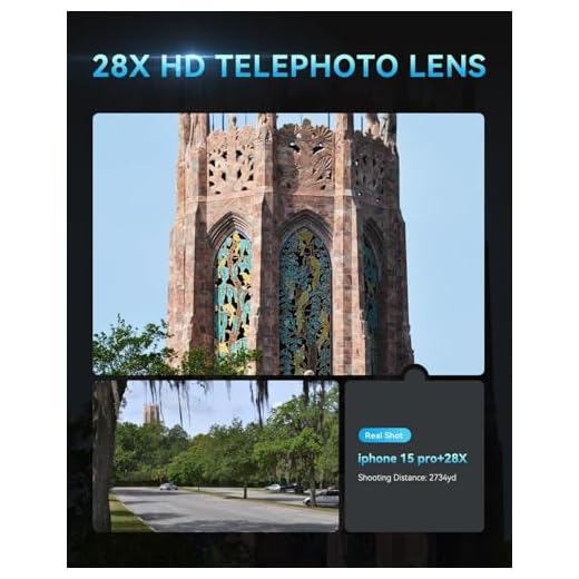 MIAO LAB 28X Telephoto Lens for Smartphones