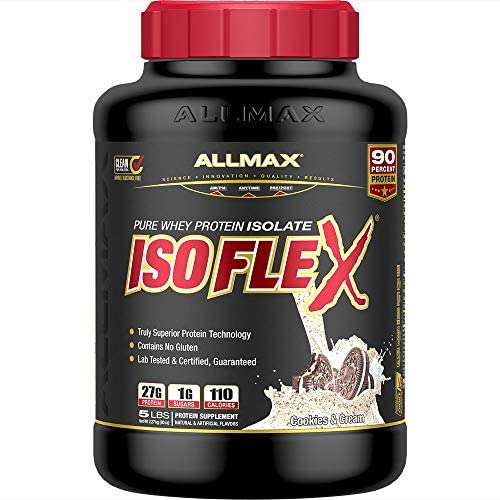 AllMax NutritionIsoflex 2.3kg. looking for the most premium and fastest absorbing whey protein isolate powder (Cookies & Cream)