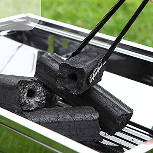 Cooking Tongs Barbecue Charcoal Tong Metal Handle Grill Food Clip Outdoor Camping Cooking Tool (1pcs)