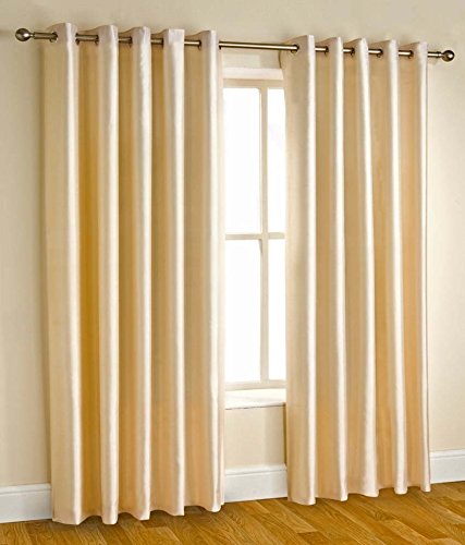 CRAFT SHOPPING Polyester Long Crush Room Darkening Blackout Curtains 9 Feet Long Set of 2 | Long Door Curtain for Bedroom, Living Room Decor - Beige (B0CJJRMMDN) Amazon Price History, Amazon Price Tracker