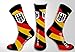 Country-Themed Socks, Large, Shoe Size 9-12 (Germany Tricolor)