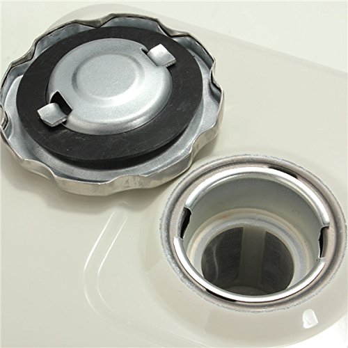 YONGYAO Tanque de Gas Combustible con Filtro Blanco de la Tapa del Gas Llave de Purga de Honda GX160 5.5 HP
