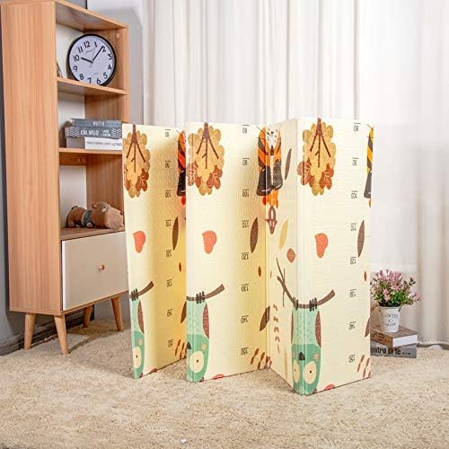 Trady Folding Foam Waterproof Portable Outdoor Indoor Non Toxic Crawl Mat/Playmat for Kids (Multicolour)