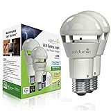 safelumin Rechargeable Light Bulbs 5000K 2PK Cool White - Emergency Lights for Home Power Failure - Works as Normal LED Light Bulb & 3Hrs Battery Backup, UL AC120V 40W Equivalent 500lm