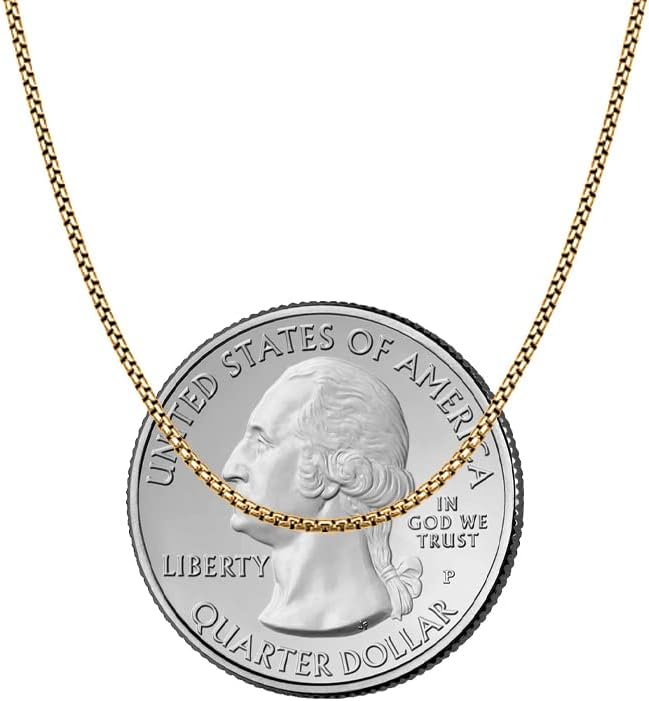 Savlano 925 Sterling Silver Solid 1.5mm Round Box Adjustable Bolo 14-24 Inch Chain Necklace For Women - Made in Italy Comes Gift Box