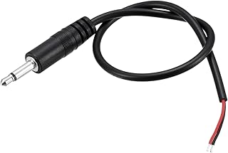 MECCANIXITY 3.5mm Male Plug to Bare Wire Open End TS 2 Pole Mono 1/8