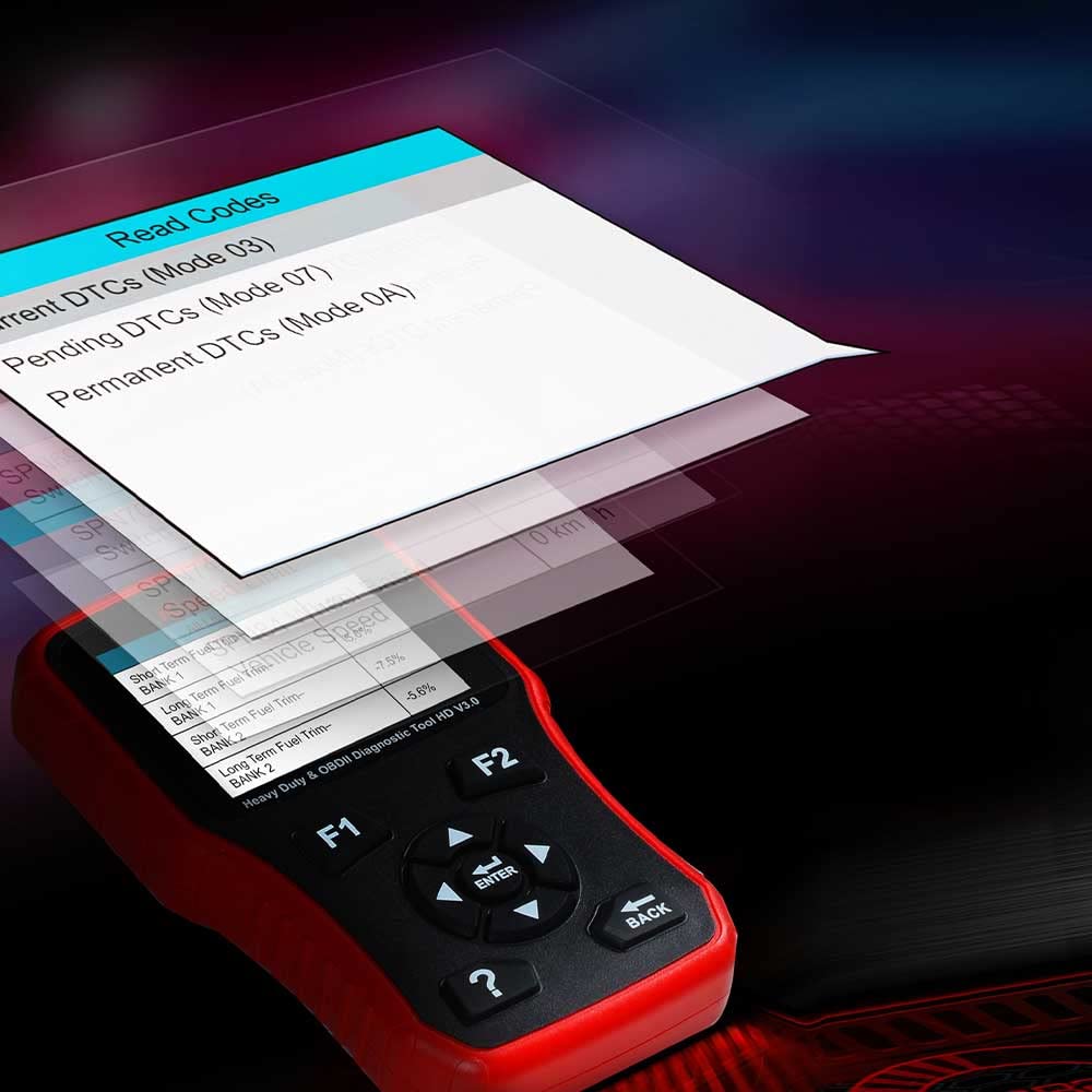 iCarsoft HD V3.0 professionelles und leistungsfähiges Fehlerdiagnose-Tool/Diagnosegerät für LKW, Nutzfahrzeuge
