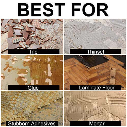 Firecore Sds Plus Floor Scraper, 4 Inch Wide Tile Thinset Scaling Chisel, 4" X 10" Thinset Scraper Adhesives Remover Wall Scraper Works With Sds Plus Rotary Hammer #TOP4