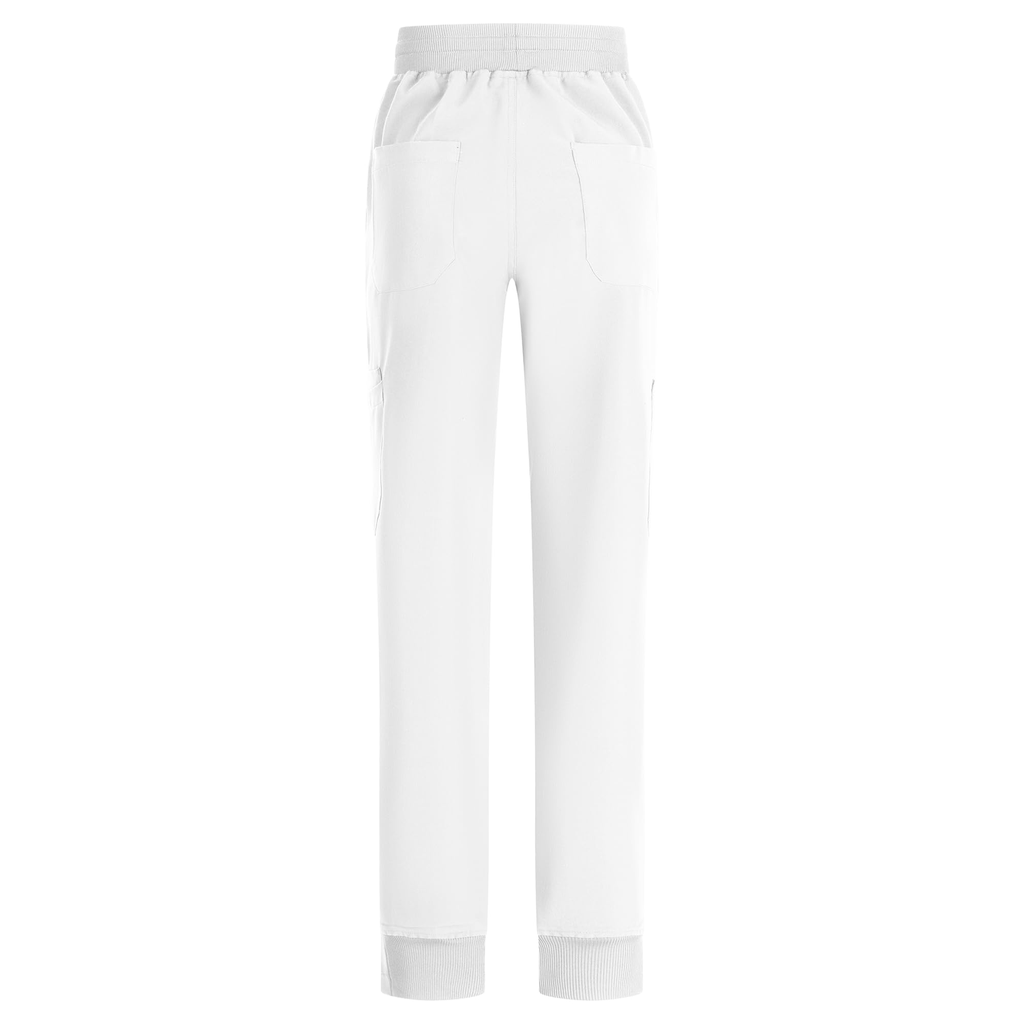 B-well Mauri Medizinische Schlupfhose Half-Jogger 7 Taschen mit elastischem Bund und Gesäßtaschen Krankenhaus Uniformhose mit Elasthan