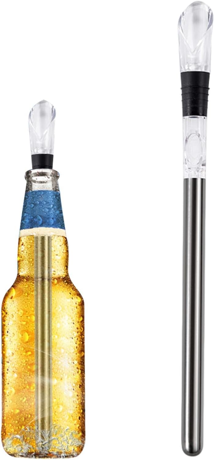 Wine Cooler Stick, 3in1 Stainless Steel Wine Cooler Set, Wine