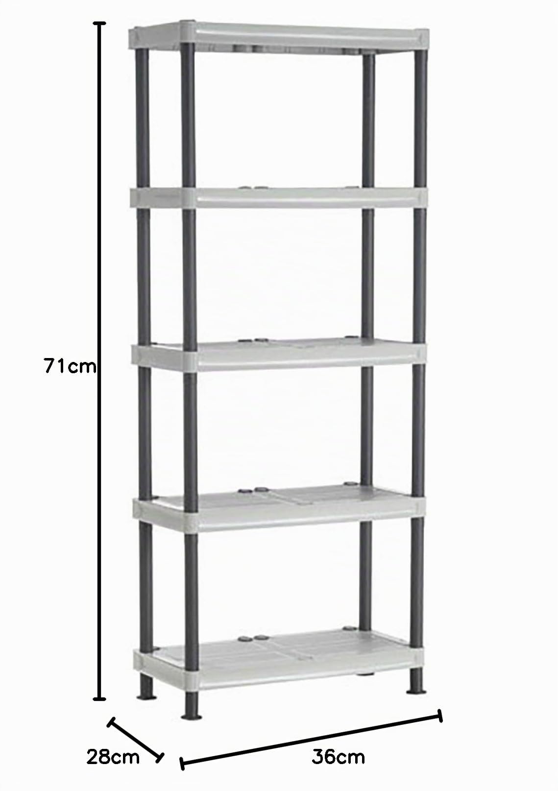 MAURER Modulo Estanteria Resina 70x35x172 cm.