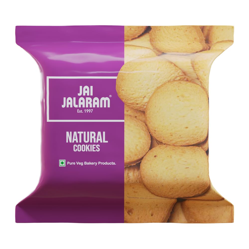 JAI JALARAM Premium Natural Cookies|Authentic Bakery Cookie Biscuits|Buttery Soft & Crispy|Perfectly & Freshly Baked|Pure Veg|Tea Time Snack|Healthy Snacking|Pack Of 1-200Gm (B0DCZ4PLNM) Amazon Price History, Amazon Price Tracker