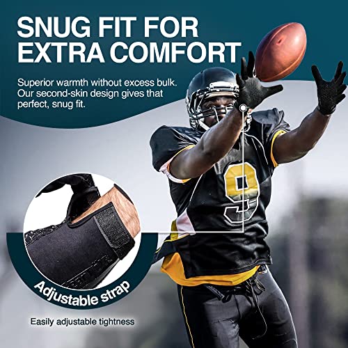 Geartop Warm Touchscreen Winter Gloves For Men & Women- Hiking Running Gloves For Cold Weather - Touch Screen Gloves For Women Cold Weather, Black Gloves For Men, Gloves With Touchscreen Fingers #TOP4