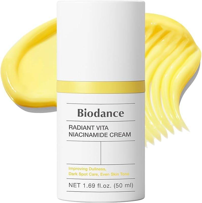 Creme facial BIODANCE Radiant Vita com niacinamida, vitamina C e B12, 50 mL
