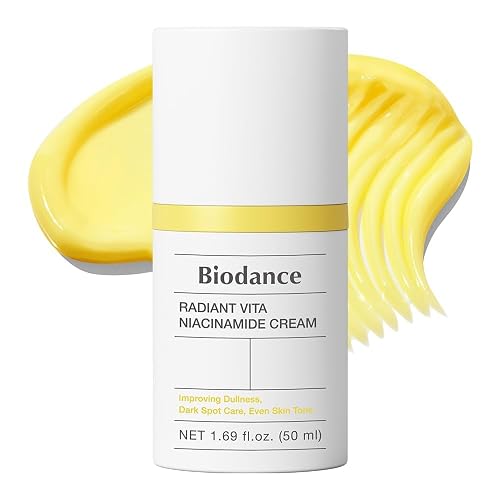 BIODANCE Radiant Vita Niacinamide Cream, Brightening, Dark Spot Correcting, Hydrating Facial Moisturizer with Vitamin C, B12, Korean Skin Care | 1.69 fl.oz, 50ml - Vita - 1.69 Fl Oz (Pack of 1)