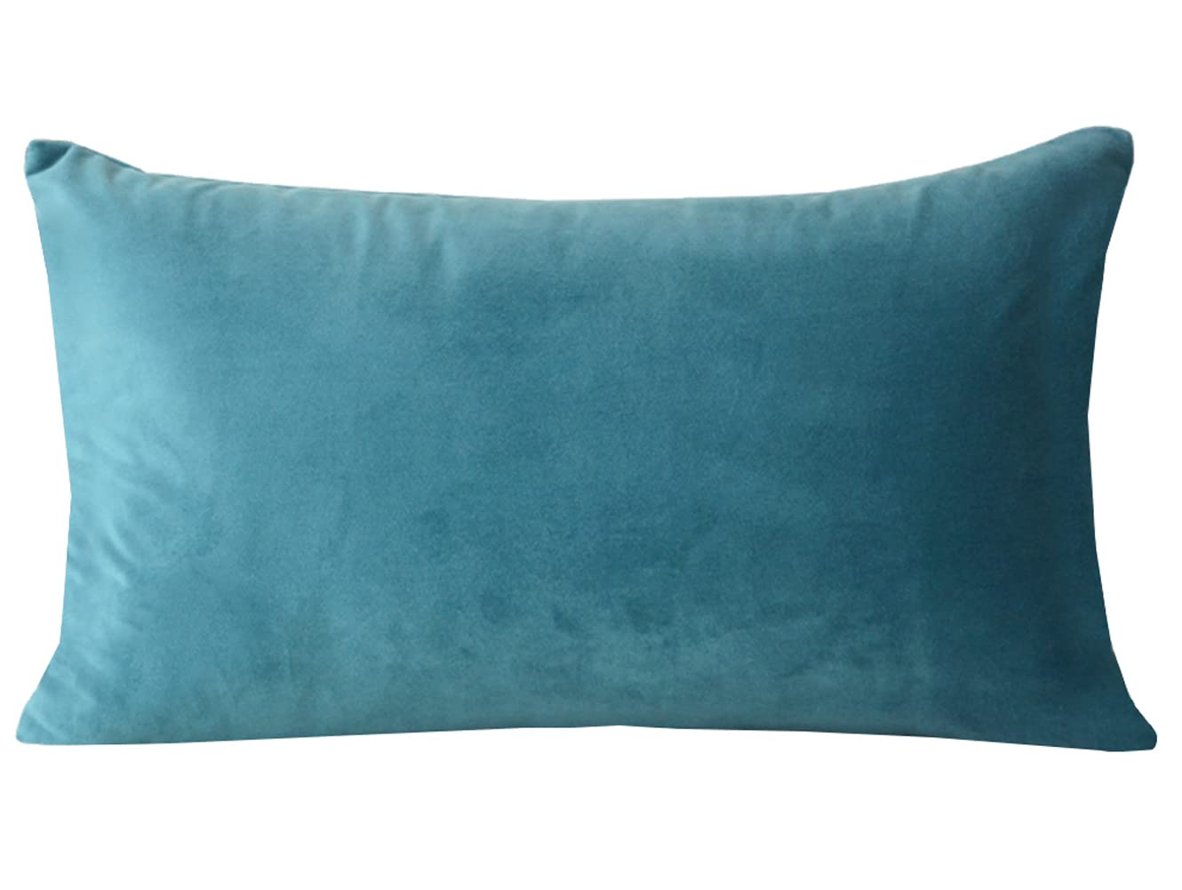 Lutanky Gray-Blue Cushion Cover 40 x 60cm Velvet Rectangle Throw Pillow Cover Soft Long Pillowcases Cushion for Sofa Couch Home Decoration