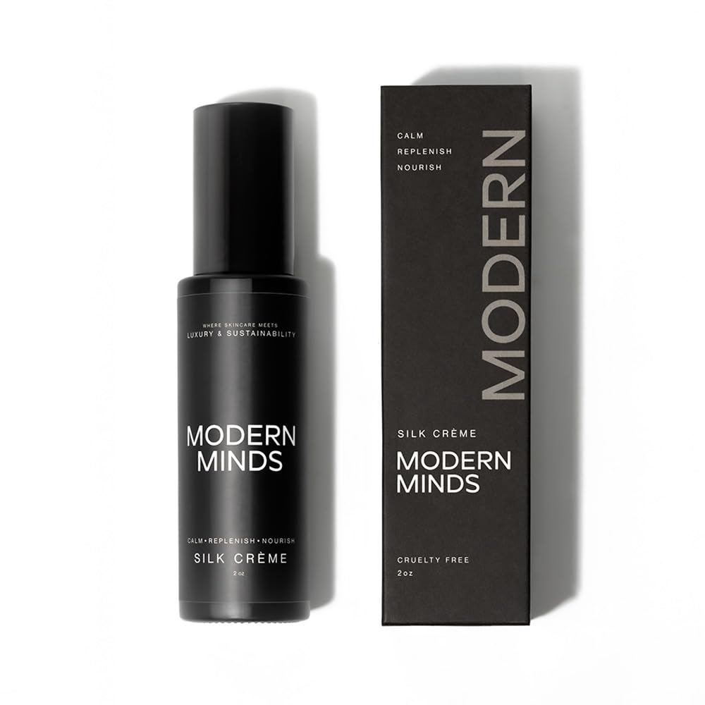Modern Minds Silk Cream – Face & Neck | Luxury Anti-Aging, Firming & Brightening Moisturizer with Collagen & Hyaluronic Acid