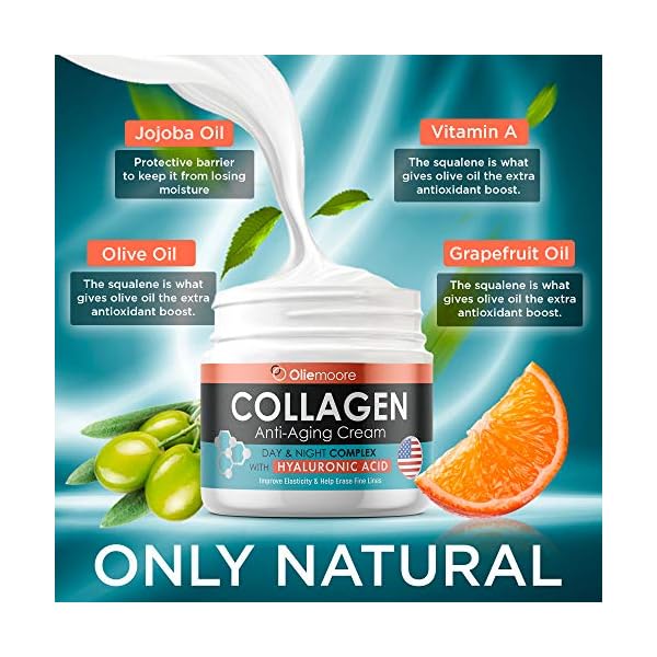 Collagen-Face-Cream-for-Women-Anti-Wrinkle-Cream-for-Face-with-Hyaluronic-Acid-Vitamin-C-Day-Night-Cream-for-Women-Anti-Aging-Face-Moisturizer Collagen Face Cream for Women - Anti Wrinkle Cream for Face with Hyaluronic Acid & Vitamin C - Day & Night Cream for Women Anti Aging Face Moisturizer