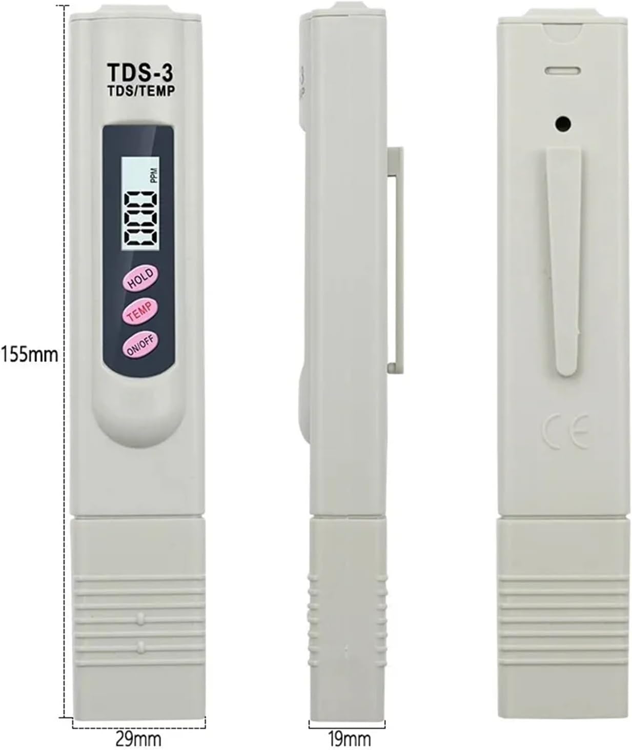 Portable LCD Digital TDS Water Quality Tester Water Testing Pen Filter Meter Measuring Tools Acssory for Aquarium Pool