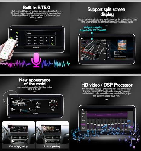 Radio 2 DIN con Carplay inalámbrico y sonido DSP para mejorar el audio de tu Q7 6