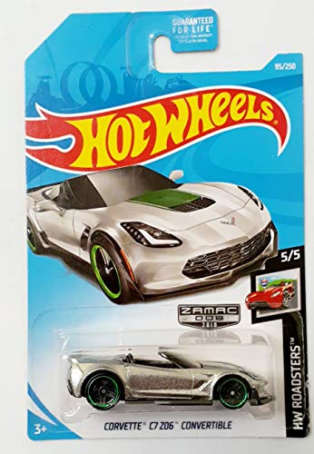 Hot Wheels Corvette C7 Z06 Convertible 95/250 Silver