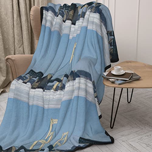 Couverture flanelle polaire microfibre double face grand plaid canapé lit - 3