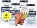 Pack of 4 (600 Tab) Steramine Sanitizing Tablets w/ 30x QT-10 Test Strips by FryOilSaver Co., Steramine Multi Purpose Contact Solution Sanitizer Tablets for Gym, Hotel, Bar, Restaurants & Food Service
