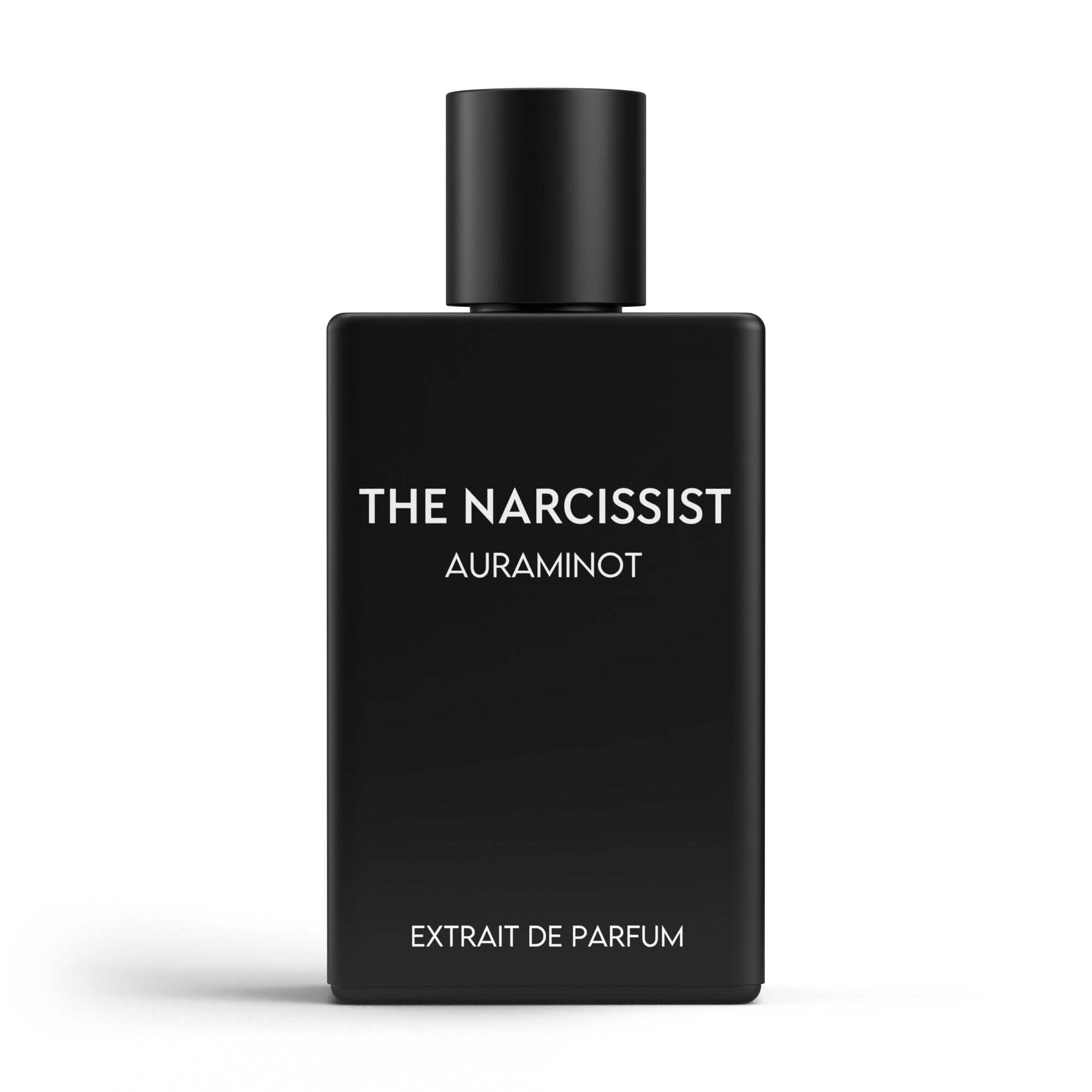 AURAMINOT THE NARCISSIST | Extrait de Parfum 30% Duftöl | Intensiver Duft mit Pheromonen, Vanille, Moschus & Bergamotte | Der Narzisst unter den Düften | Herrenduft (50 ML)