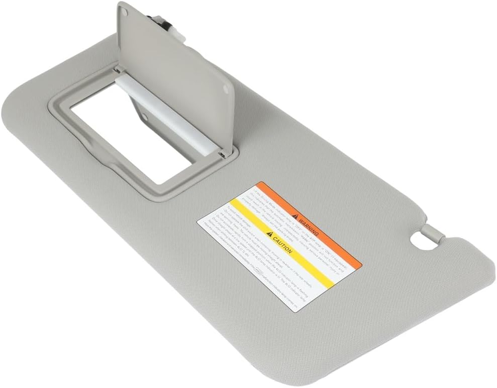 SCITOO Car Sun Visor Assbembly with Mirror Replacement for 2011-2013 for Infiniti for QX56,2014-2016 for Infiniti for QX80 Gray with Sunroof(Left Driver Side)