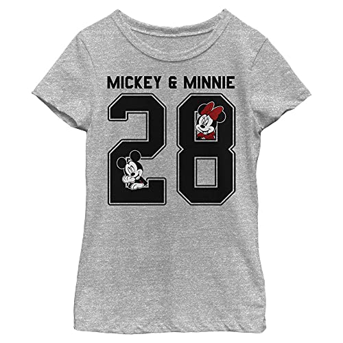 T-shirt Disney Mickey Minnie anti-déformation taille L fille