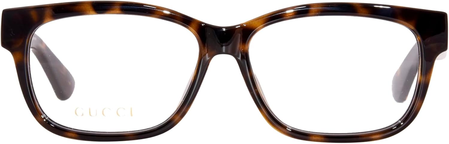 Gucci GG1341O 002 Havana Rectangular 55mm Women's Eyeglasses