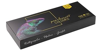 【永遠出品】FINETEC Pearlescent Colours Finetec Watercolor Pearlescent Rainbow Set - 12 Color