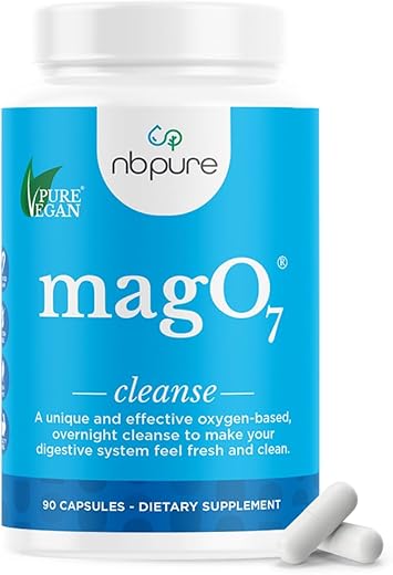 nbpure Mag O7 Oxygen Digestive System and Colon Cleanse and Detox Capsules, 90 Count