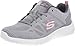 Skechers Womens Burst Gray Sneaker - 6.5