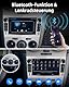 ESSGOO 4+64G Wireless Autoradio Android 14 mit Carplay und Android Auto Für Opel Corsa C/D Zafira B Astra G H 7 Zoll IPS Touchscreen Bluetooth FM RDS GPS Silber