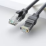 1-Pack 10Gbps Cat 6 Ethernet Cable 0.5M/ 1.6 ft, Flat RJ45 Internet LAN Computer Patch Cable for Router, Modem, Switch, Gaming Consoles, Streaming Devices