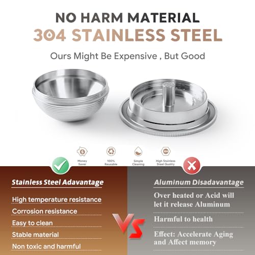 Stainless-Steel-Refillable-Coffee-Pods-Compatible-for-Nespresso-VertuoPlusStainless-Steel-Reusable-Coffee-Capsules-Pods-24-oz Stainless Steel Refillable Coffee Pods Compatible for Nespresso VertuoPlusStainless Steel Reusable Coffee Capsules Pods 24 oz