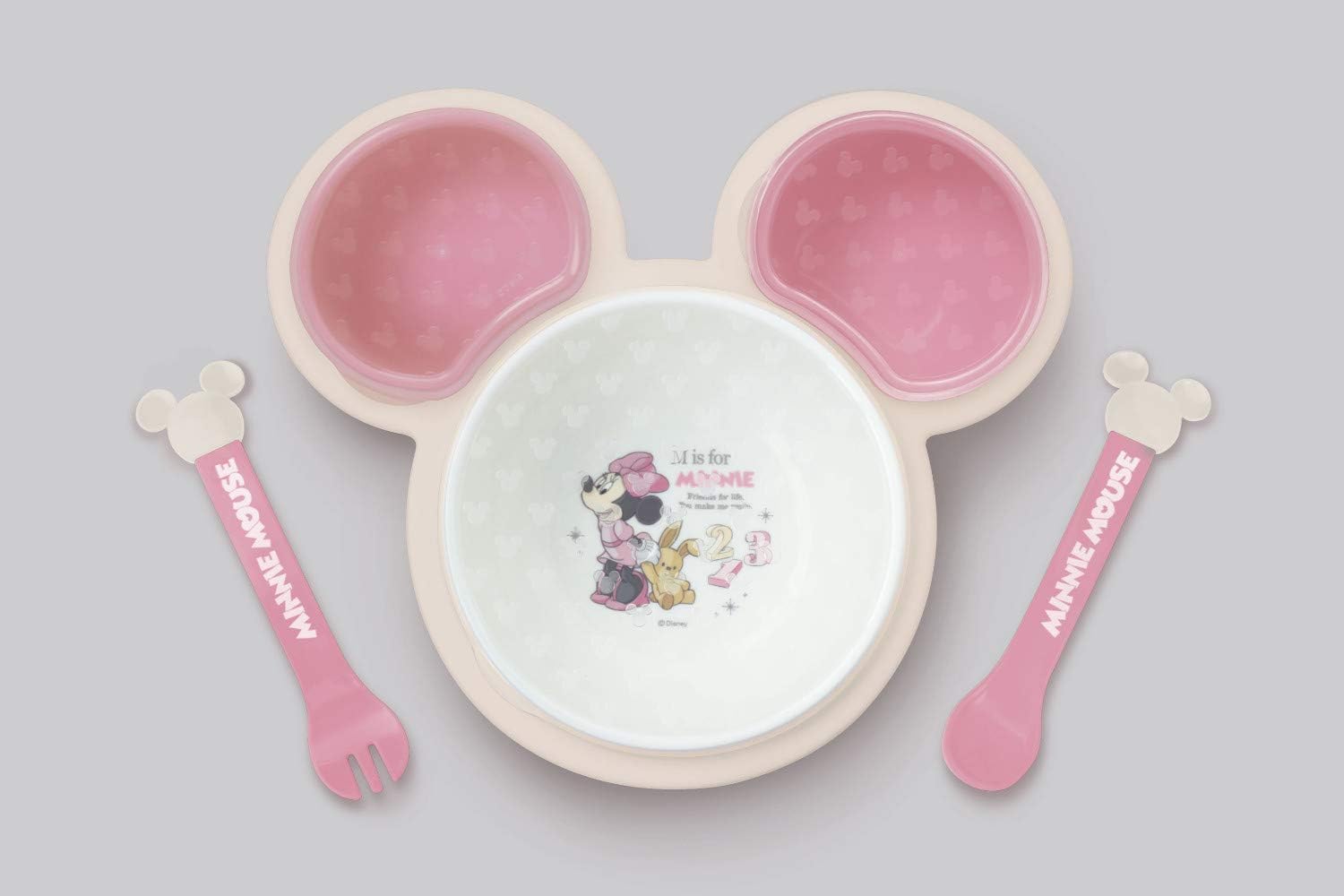 Amazon 錦化成 ミニーマウス 片手で持てる離乳食パレット P Be Nr ベビー マタニティ ベビー マタニティ 通販