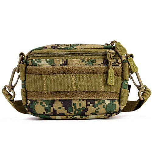 Sport Tent Protector Plus Taktische Tasche Militär Beutel MOLLE Outdoor Casual Kurier Tasche Taille Gürtel Pack (Tarnung-Dschungel) Cover