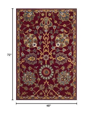 Tapete Safavieh Heritage 182x122 cm Rojo Lana miniatura 2