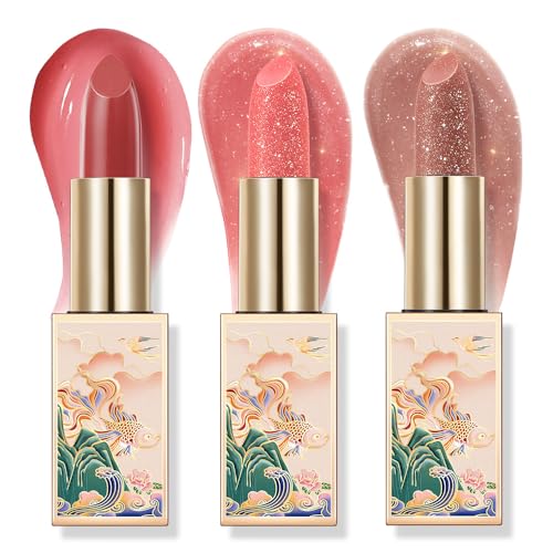 CATKIN Ultra Hydrating Tinted Lip Balm 3pcs Set for Women, Infuse...