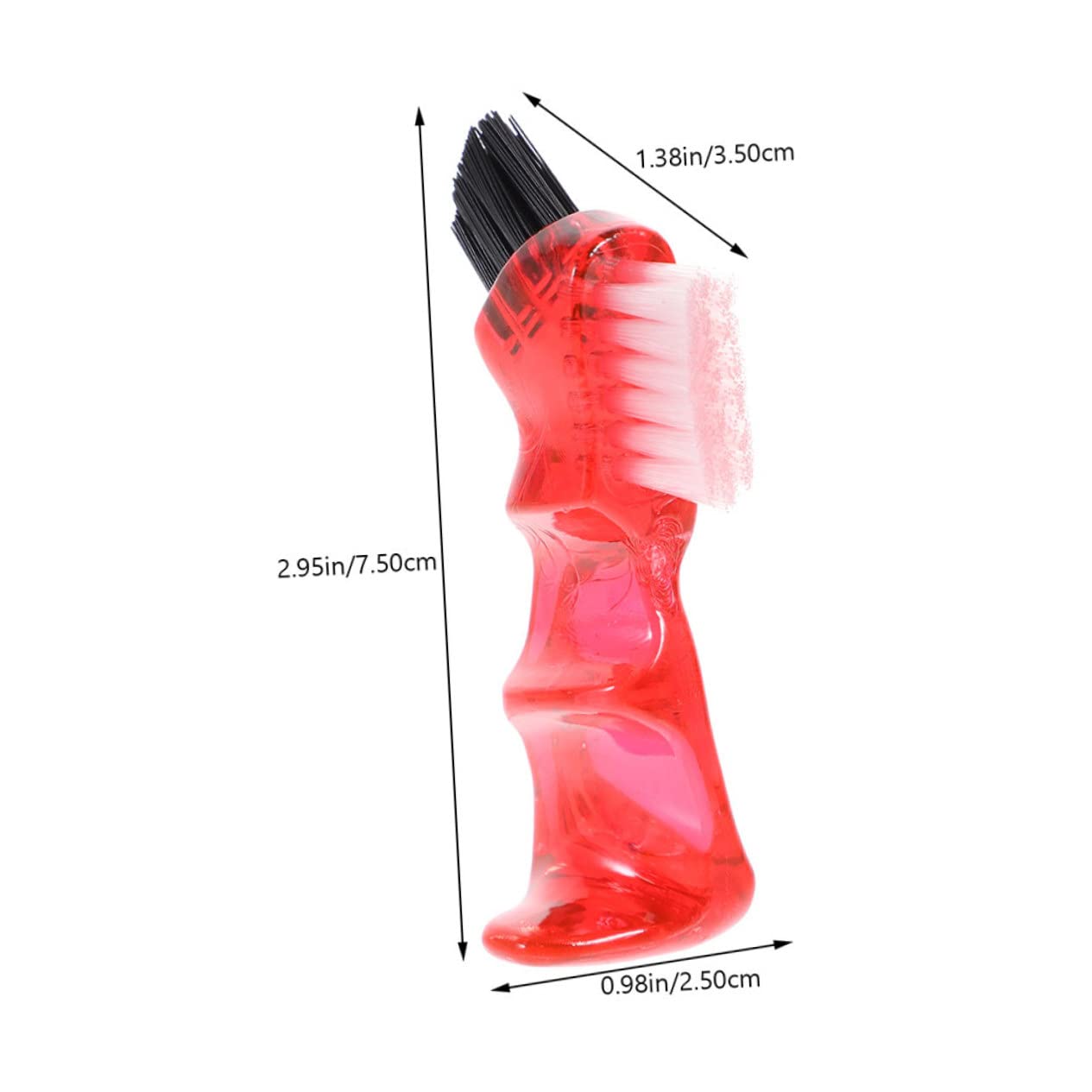 Anneome Spazzolino per Protesi Dentaria Piccolo Set 3 Pezzi Colori Miscelati, Multifunzionale per Pulizia Portatile Doppia Testa, Igiene Orale Domestica per Dentiera Pratica